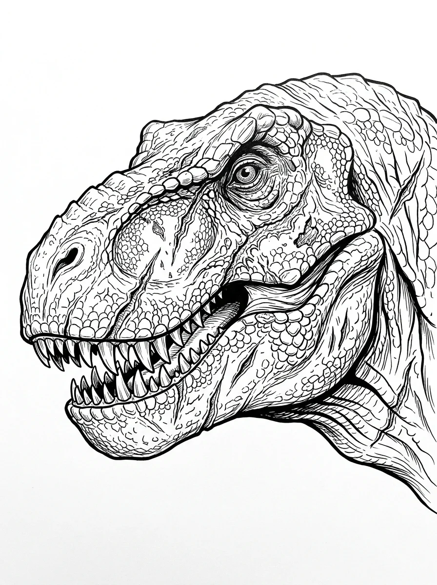 Desenhos de Dinossauro Realista para colorir 97