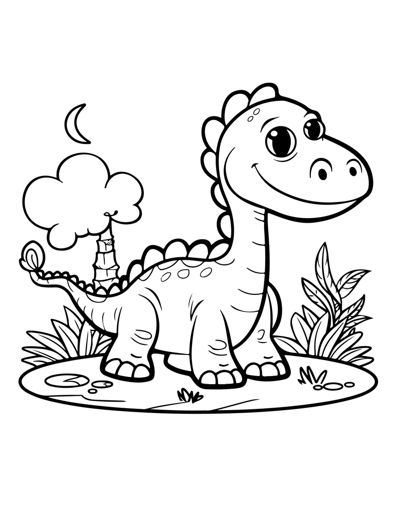 Desenhos de Dinossauros para colorir 103