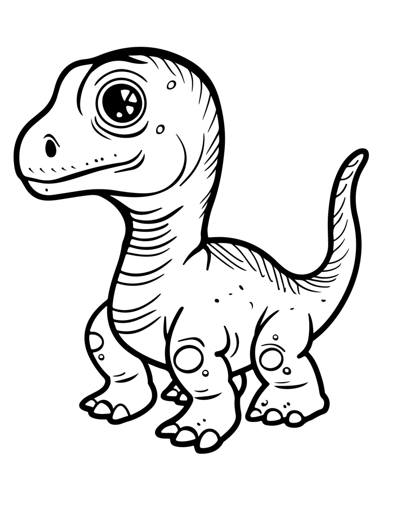 Desenhos de Dinossauros para colorir 105