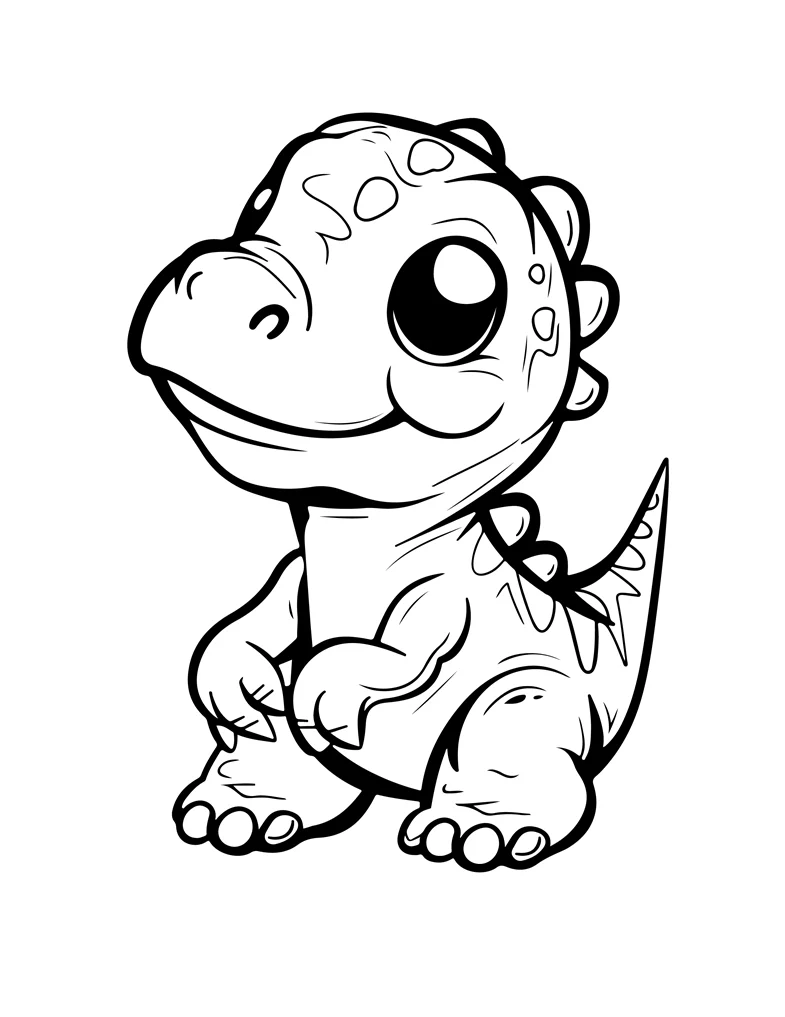 Desenhos de Dinossauros para colorir 108