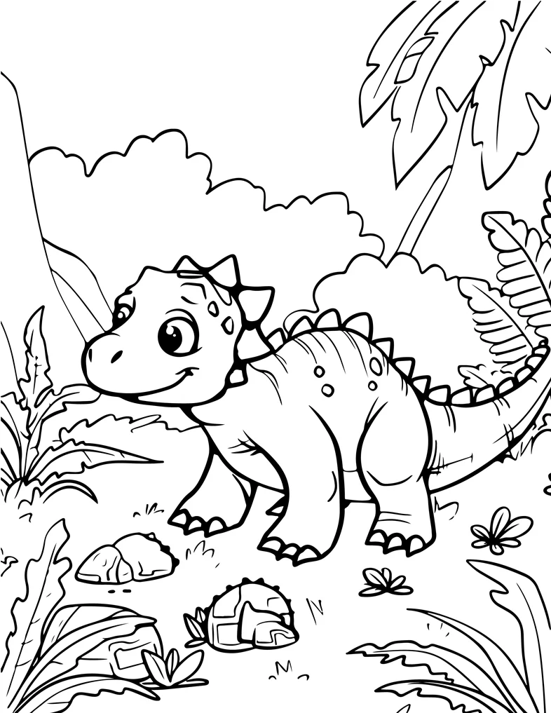 Dinossauros para colorir