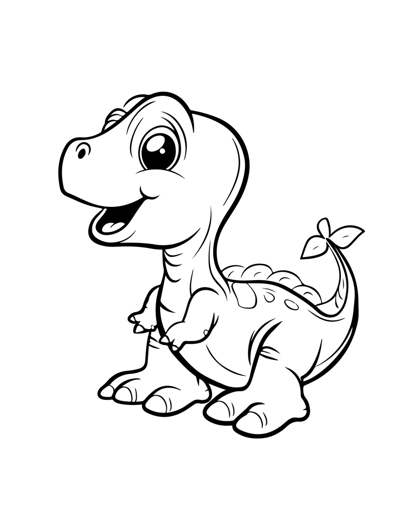 Desenhos de Dinossauros para colorir 18