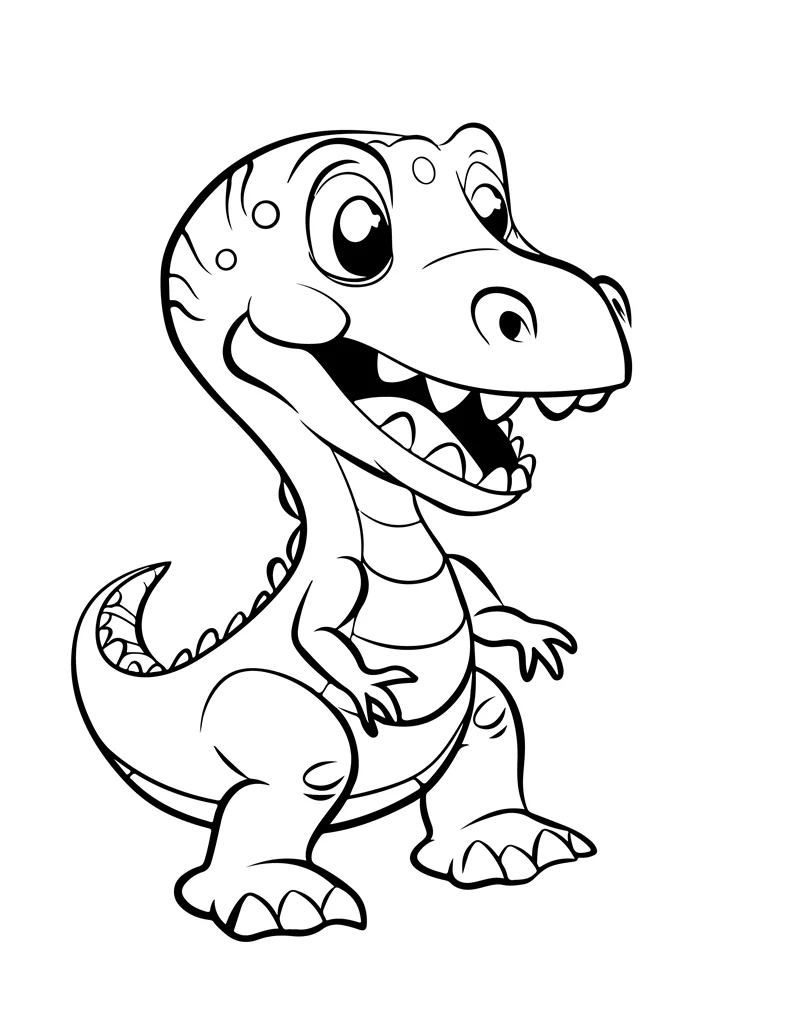 Desenhos de Dinossauros para colorir 2