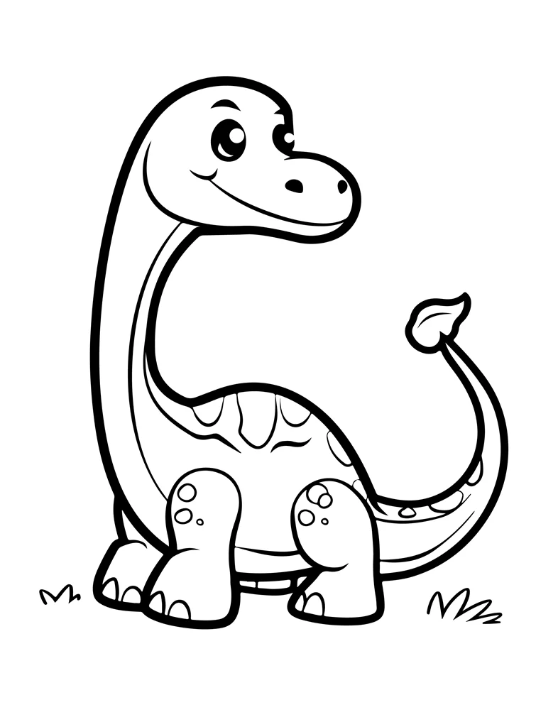 Desenhos de Dinossauros para colorir 23