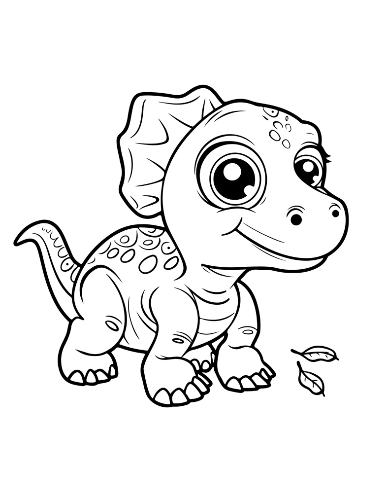 Desenhos de Dinossauros para colorir 25