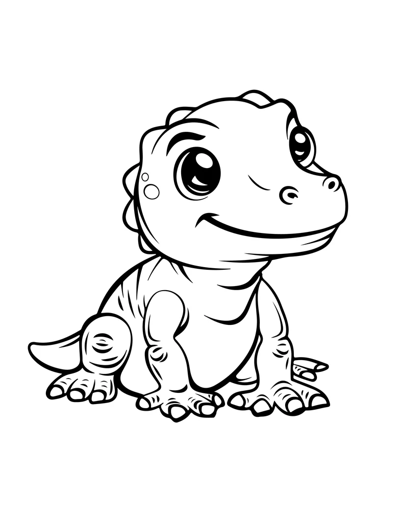 Desenhos de Dinossauros para colorir 26
