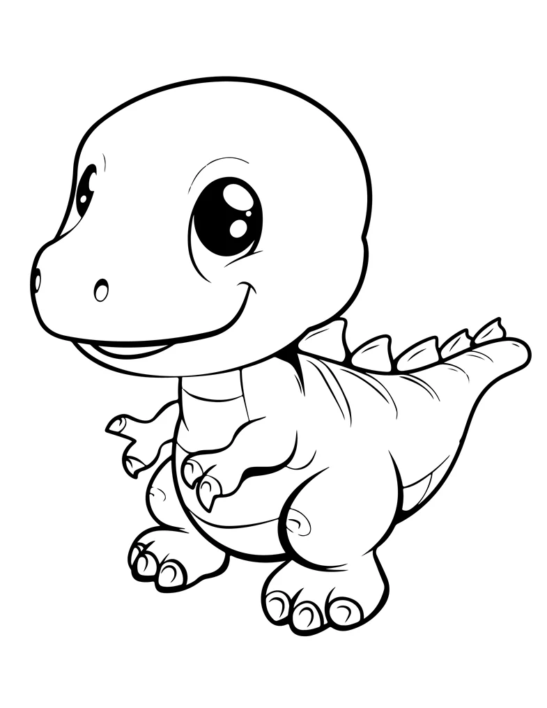 Desenhos de Dinossauros para colorir 33