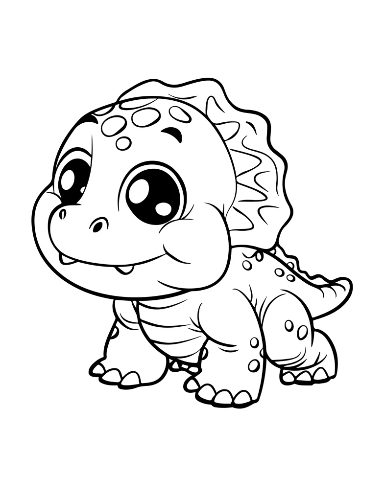 Desenhos de Dinossauros para colorir 35