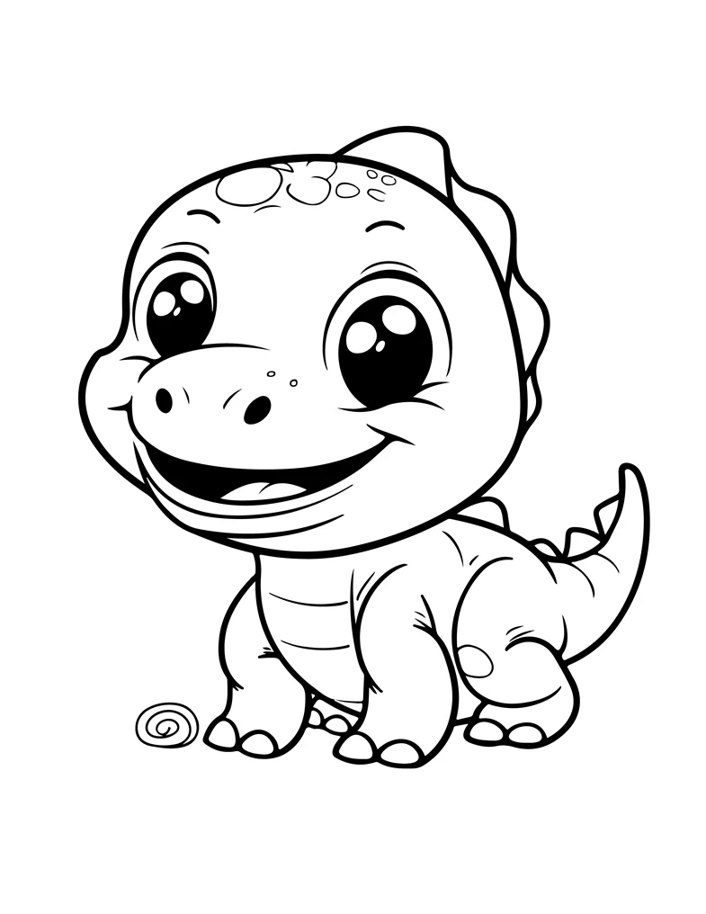 Desenhos de Dinossauros para colorir 36