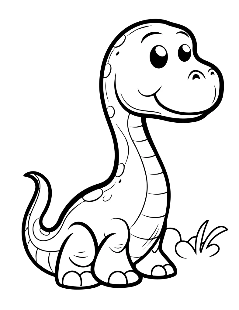 Desenhos de Dinossauros para colorir 4