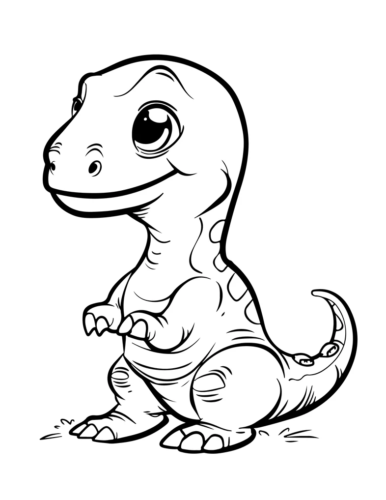 Desenhos de Dinossauros para colorir 40