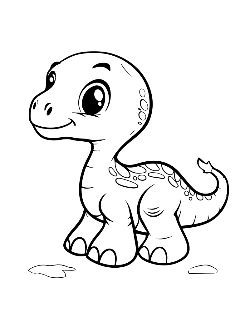 Desenhos de Dinossauros para colorir 44