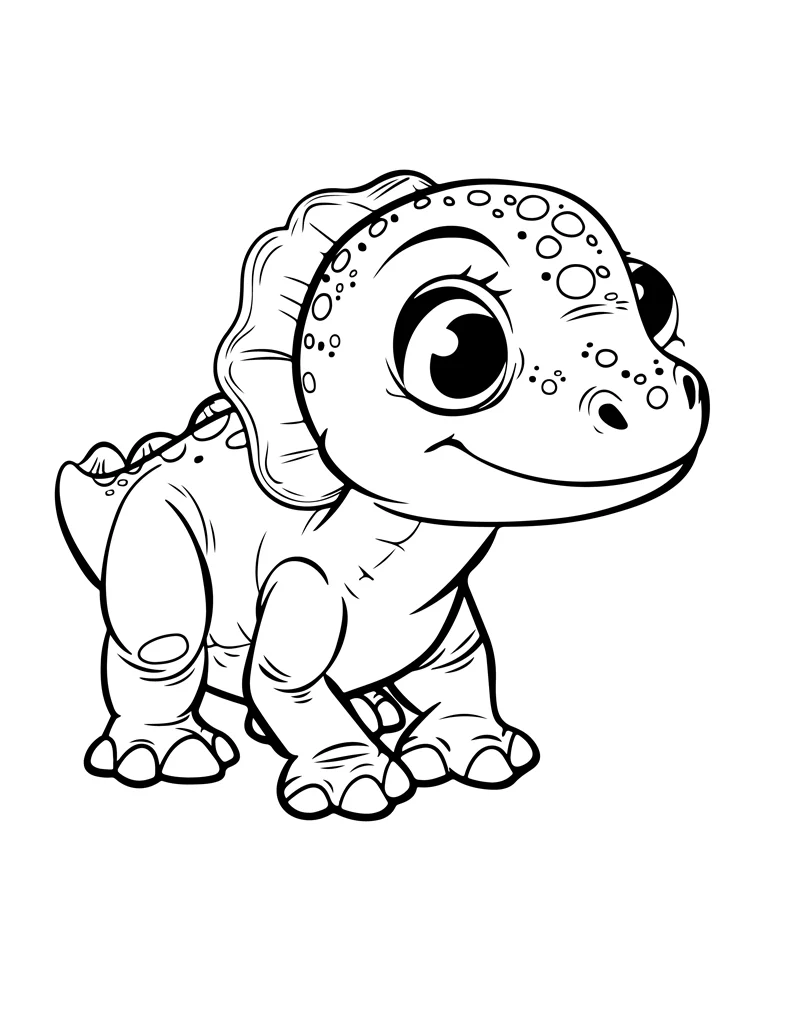 Desenhos de Dinossauros para colorir 46