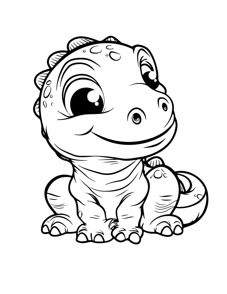 Desenhos de Dinossauros para colorir 51