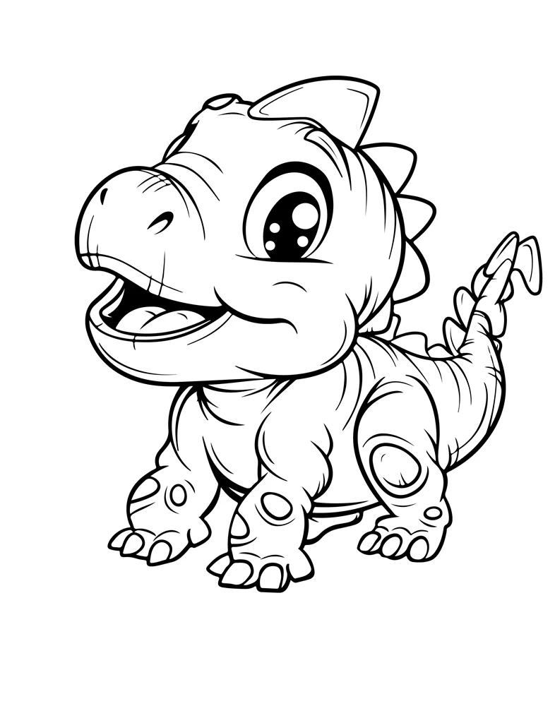 Desenhos de Dinossauros para colorir 53