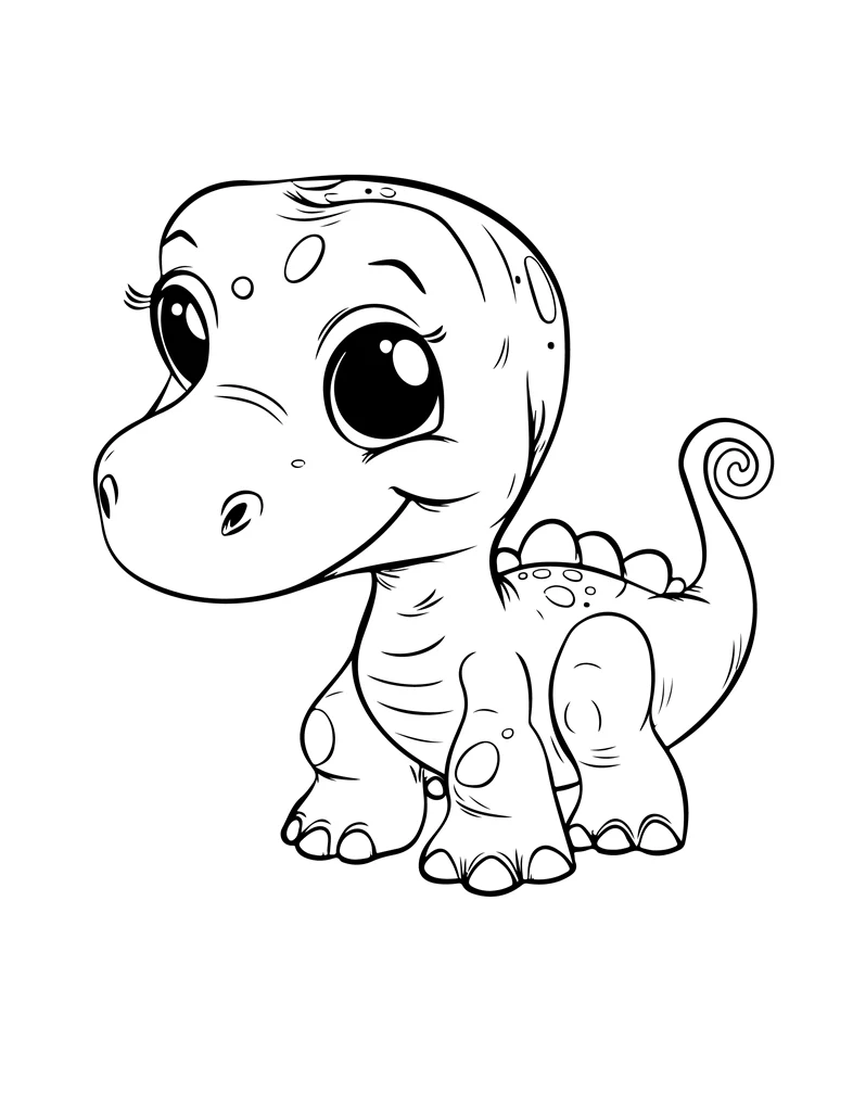Desenhos de Dinossauros para colorir 57