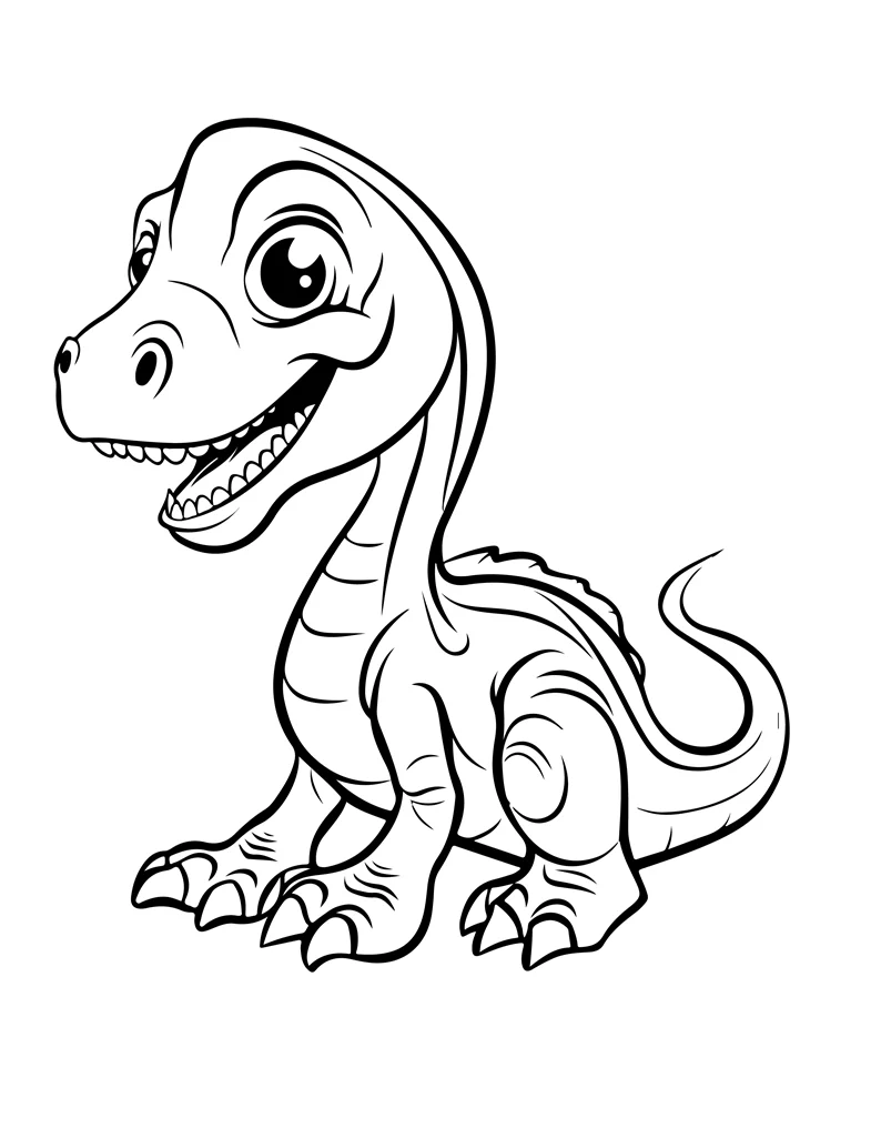 Desenhos de Dinossauros para colorir 59