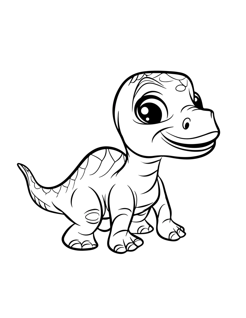 Desenhos de Dinossauros para colorir 62