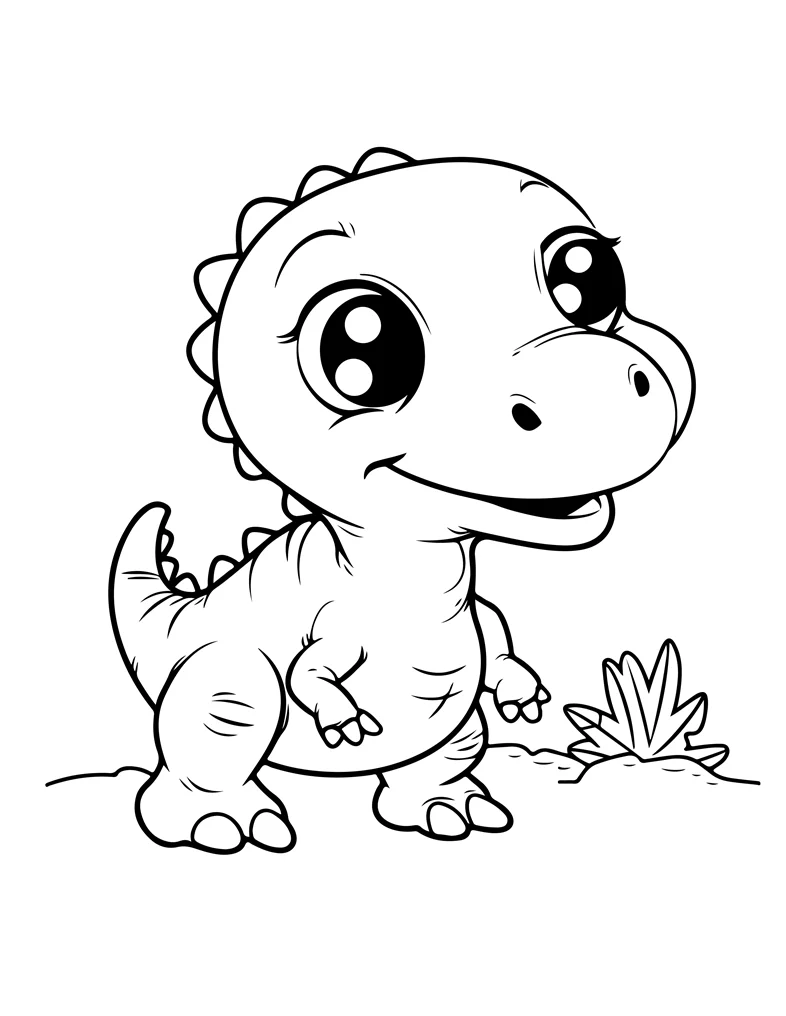 Desenhos de Dinossauros para colorir 66
