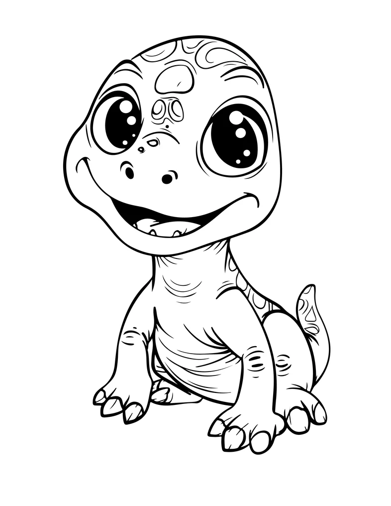 Desenhos de Dinossauros para colorir 67