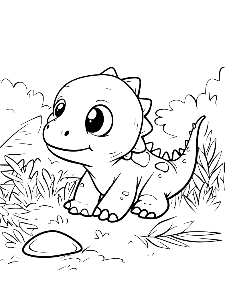Desenhos de Dinossauros para colorir 68