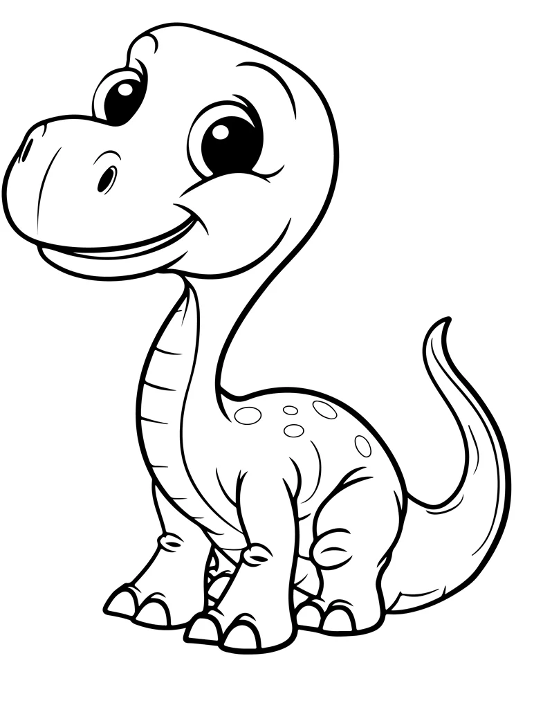 Desenhos de Dinossauros para colorir 7