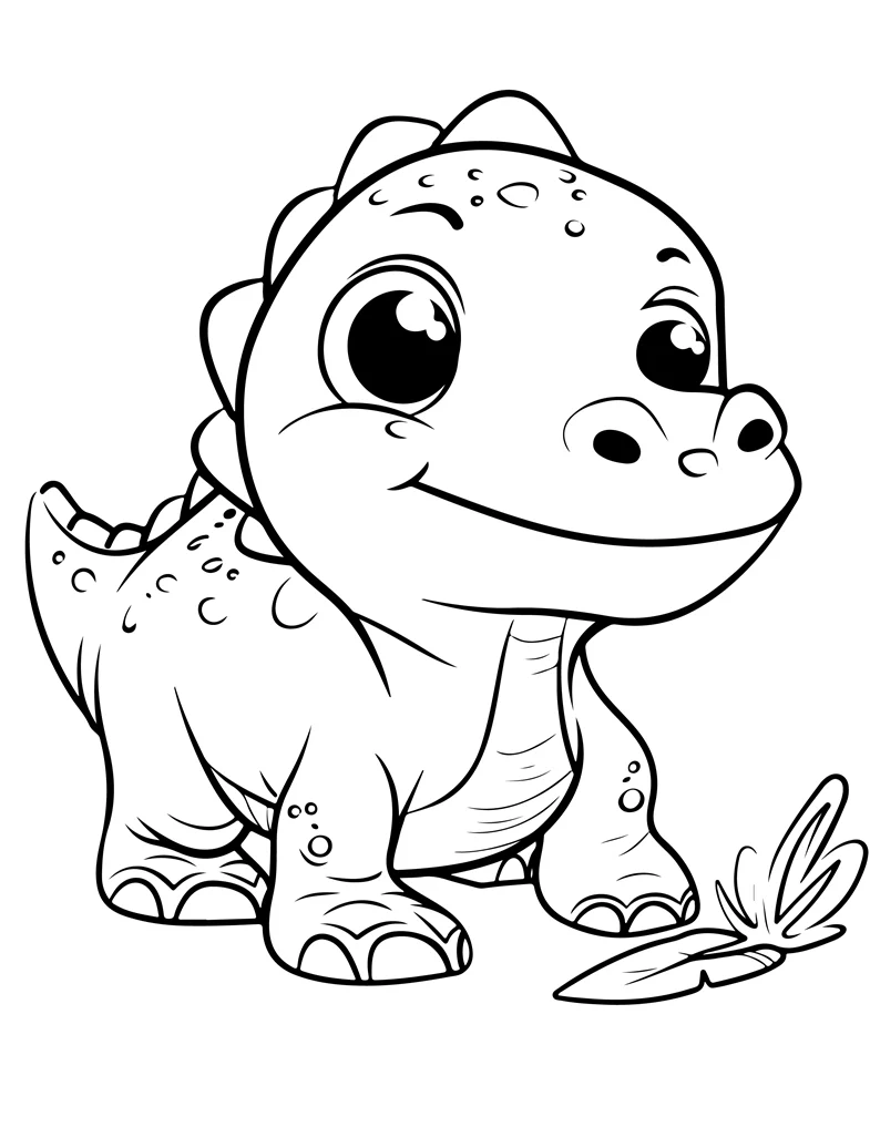 Desenhos de Dinossauros para colorir 74