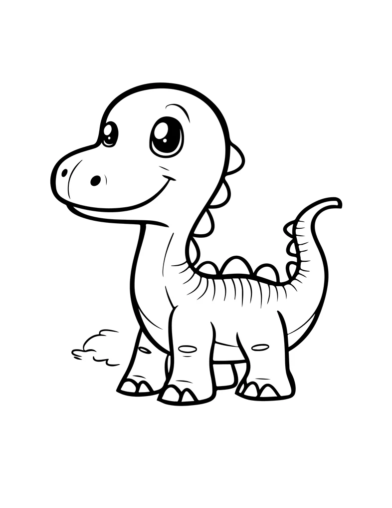 Desenhos de Dinossauros para colorir 78