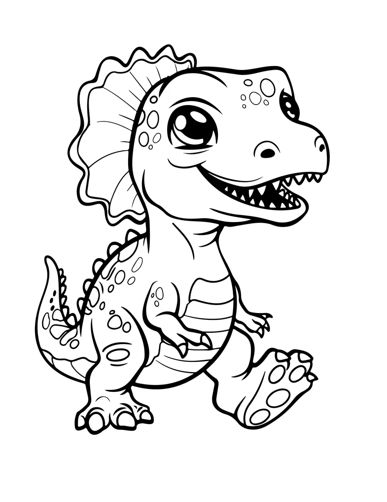 Desenhos de Dinossauros para colorir 79