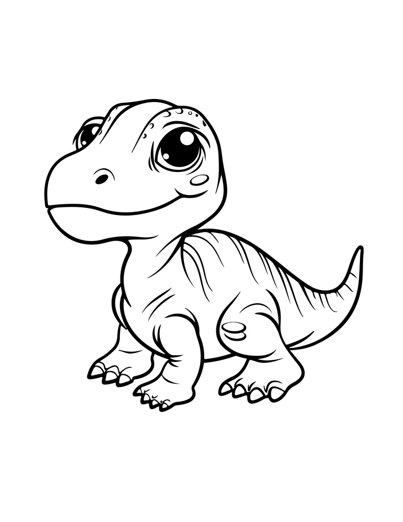 Desenhos de Dinossauros para colorir 90