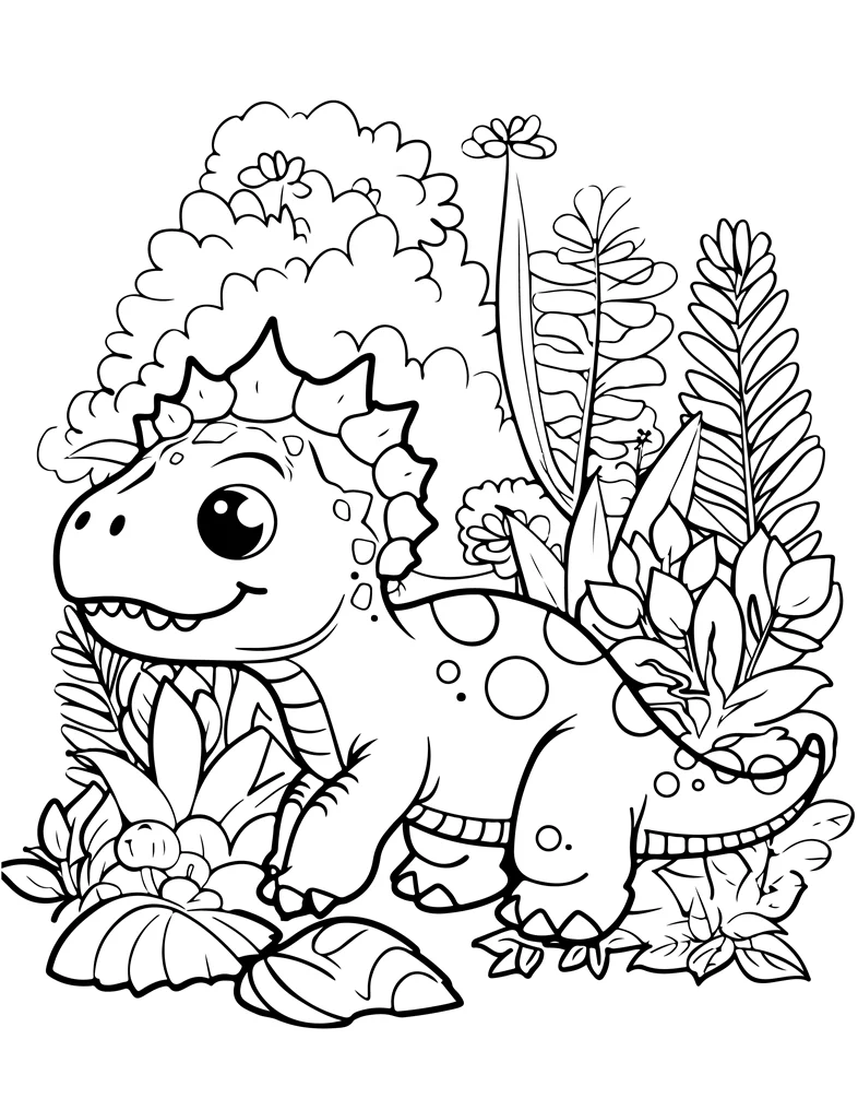 Desenhos de Dinossauros para colorir 95