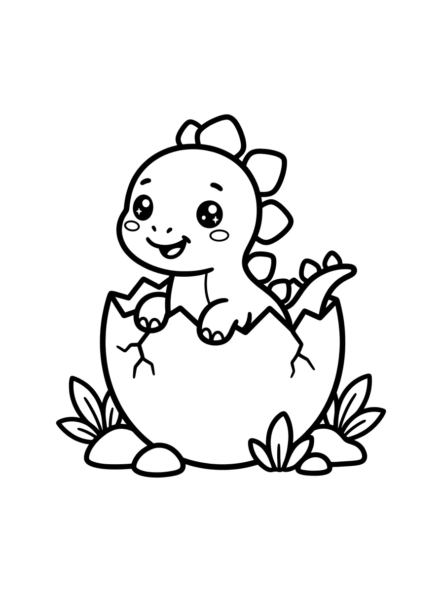 Desenhos de Estegossauro para colorir 3