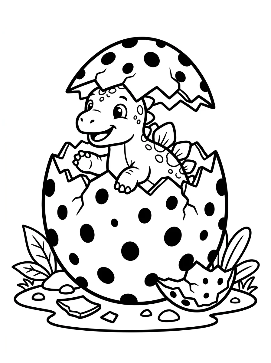 Desenhos de Estegossauro para colorir 34