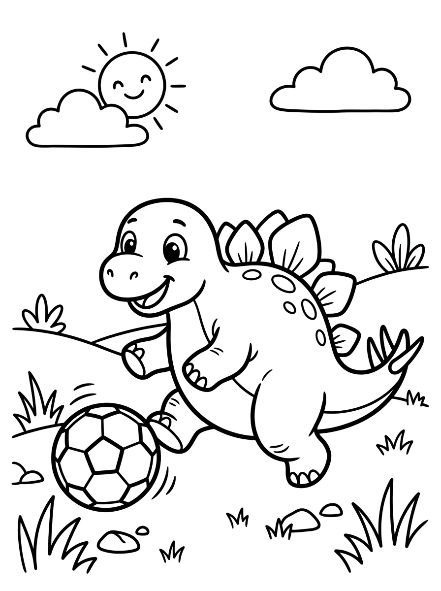 Desenhos de Estegossauro para colorir 40