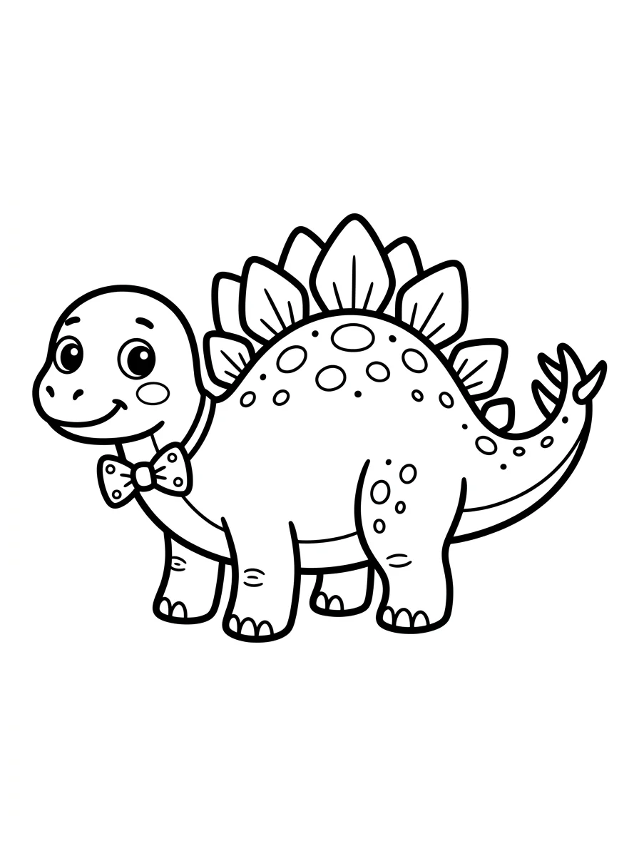 Desenhos de Estegossauro para colorir 55