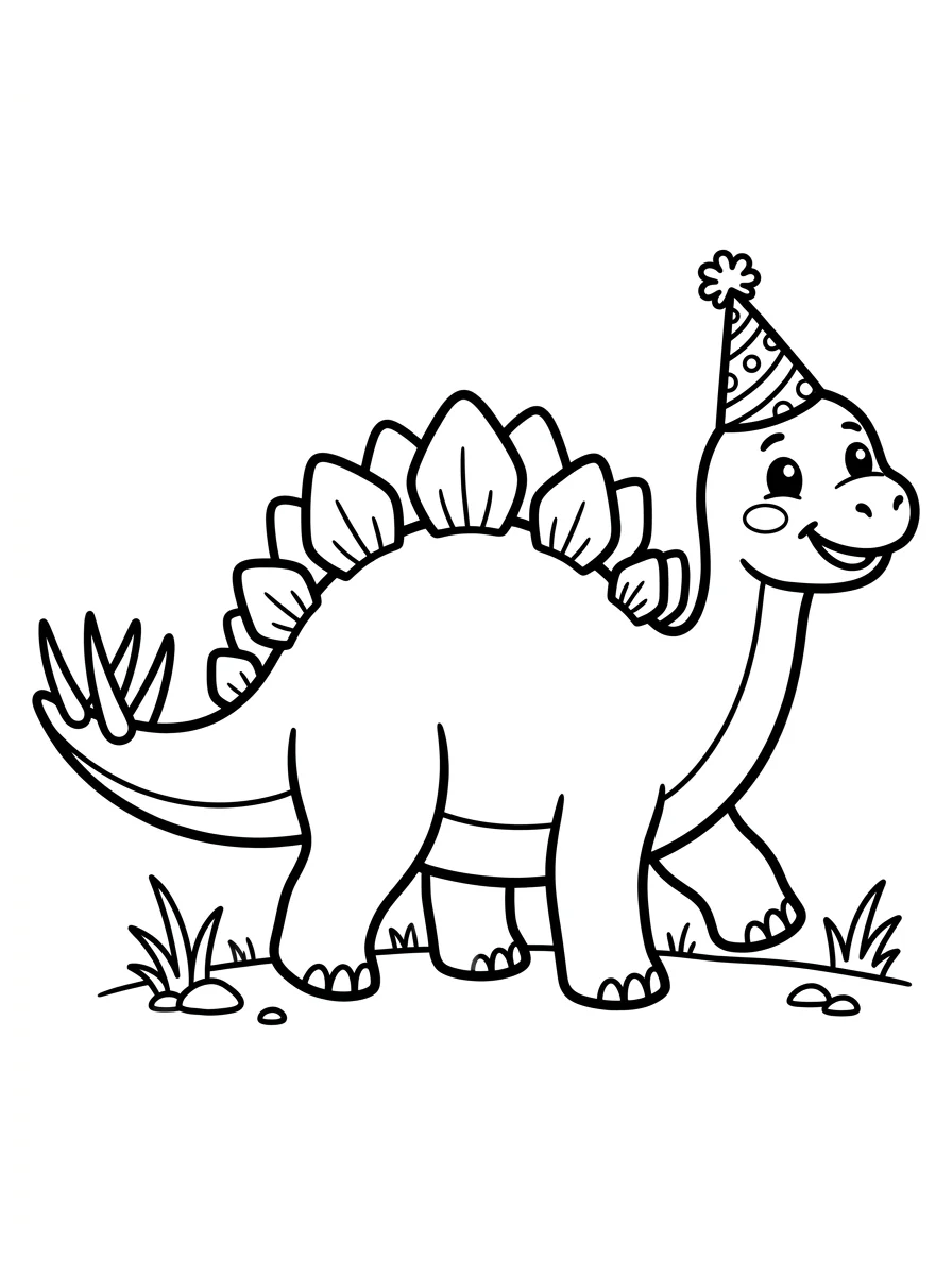 Desenhos de Estegossauro para colorir 56
