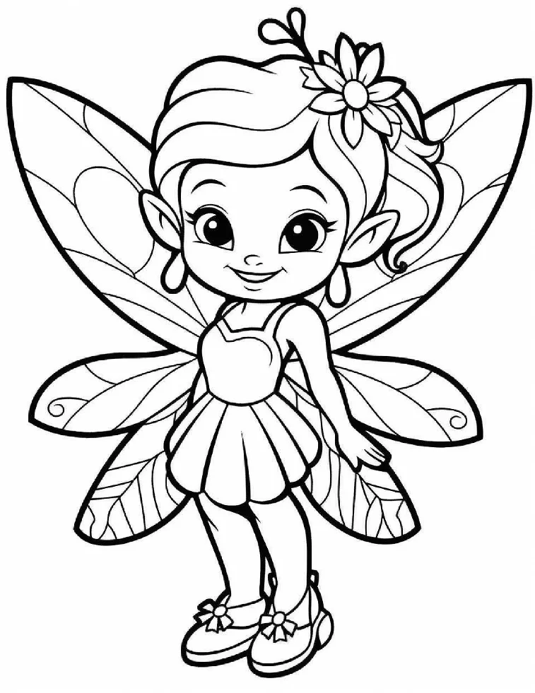 Desenhos de Fadas para colorir 10