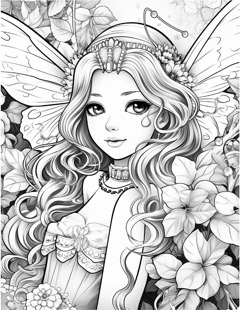 Desenhos de Fadas para colorir 101