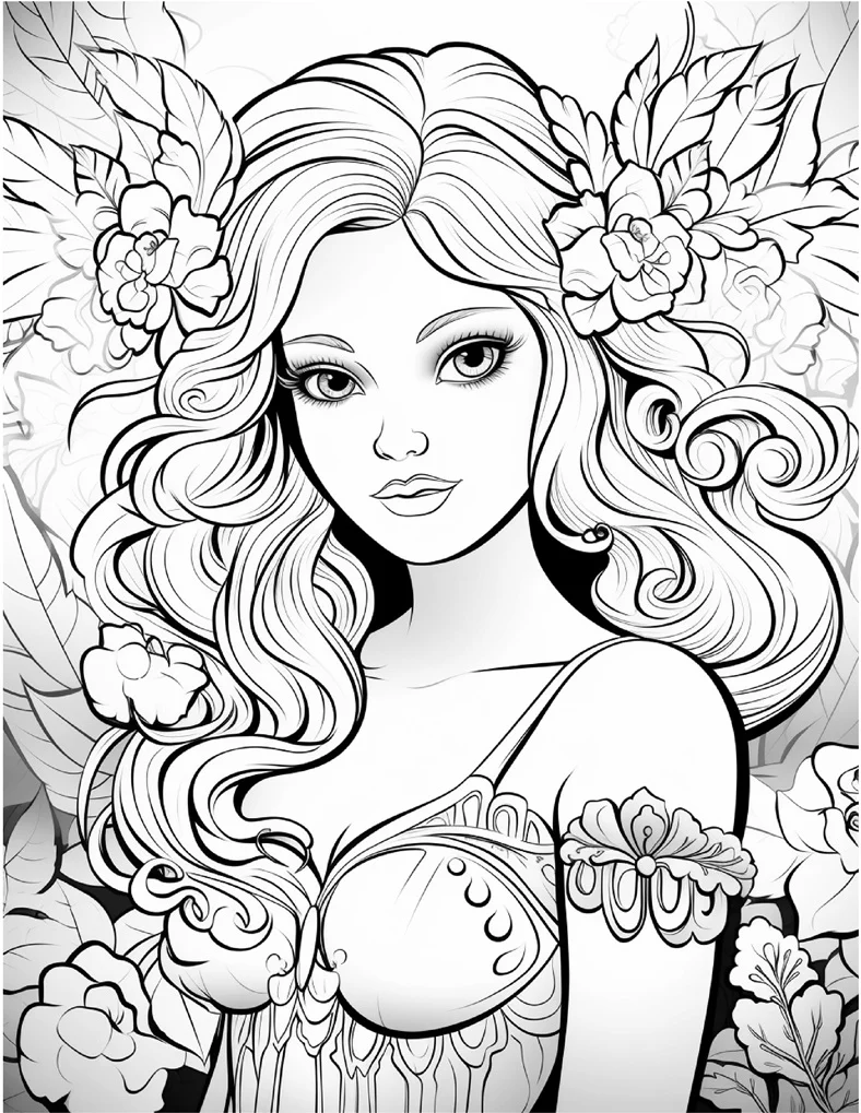 Desenhos de Fadas para colorir 103