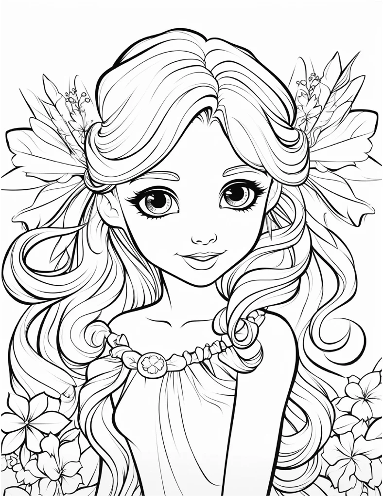 Desenhos de Fadas para colorir 104