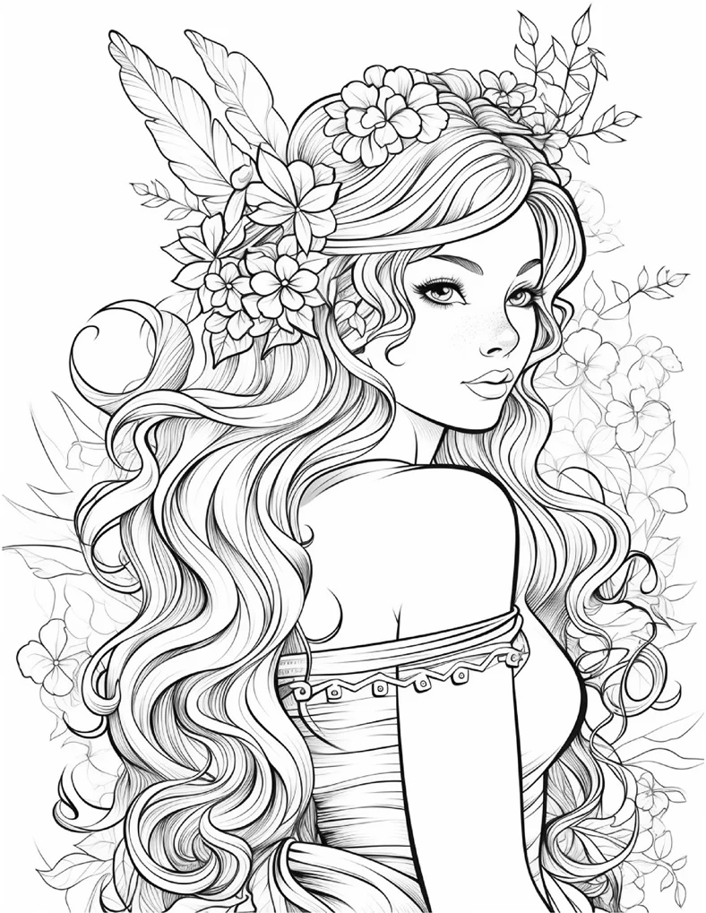 Desenhos de Fadas para colorir 109