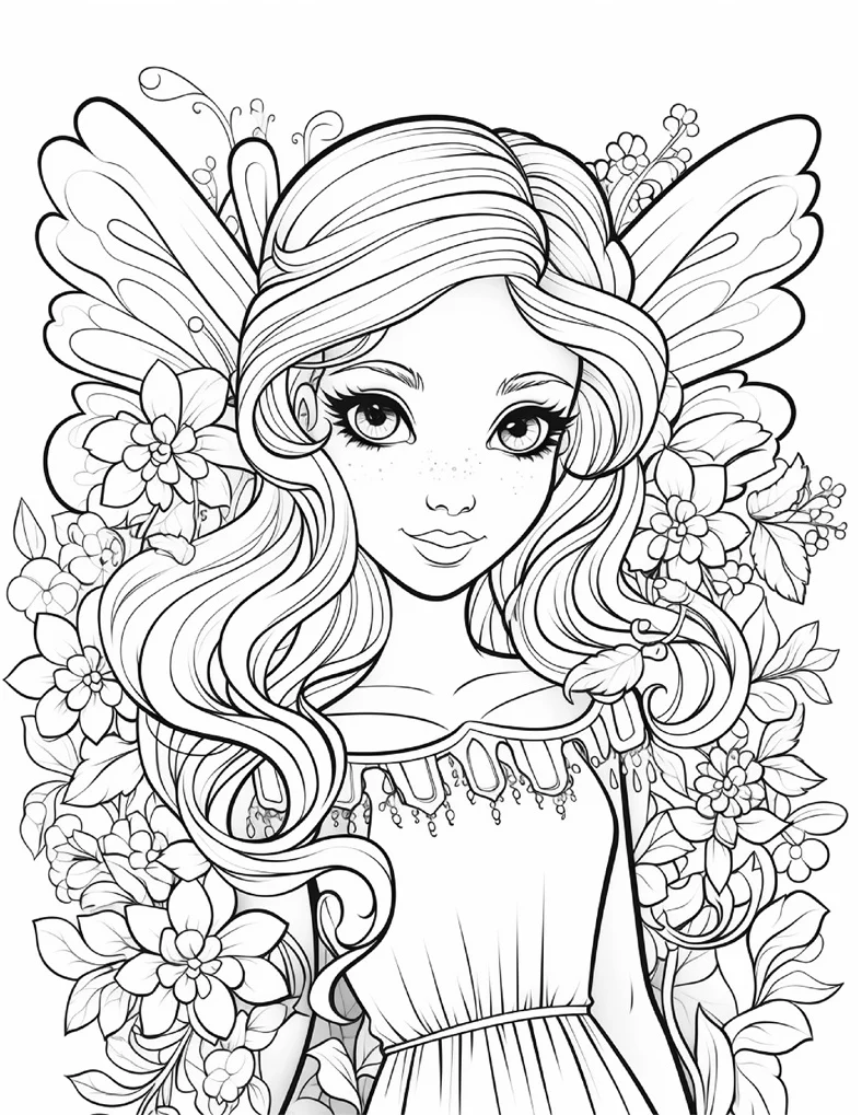 Desenhos de Fadas para colorir 120