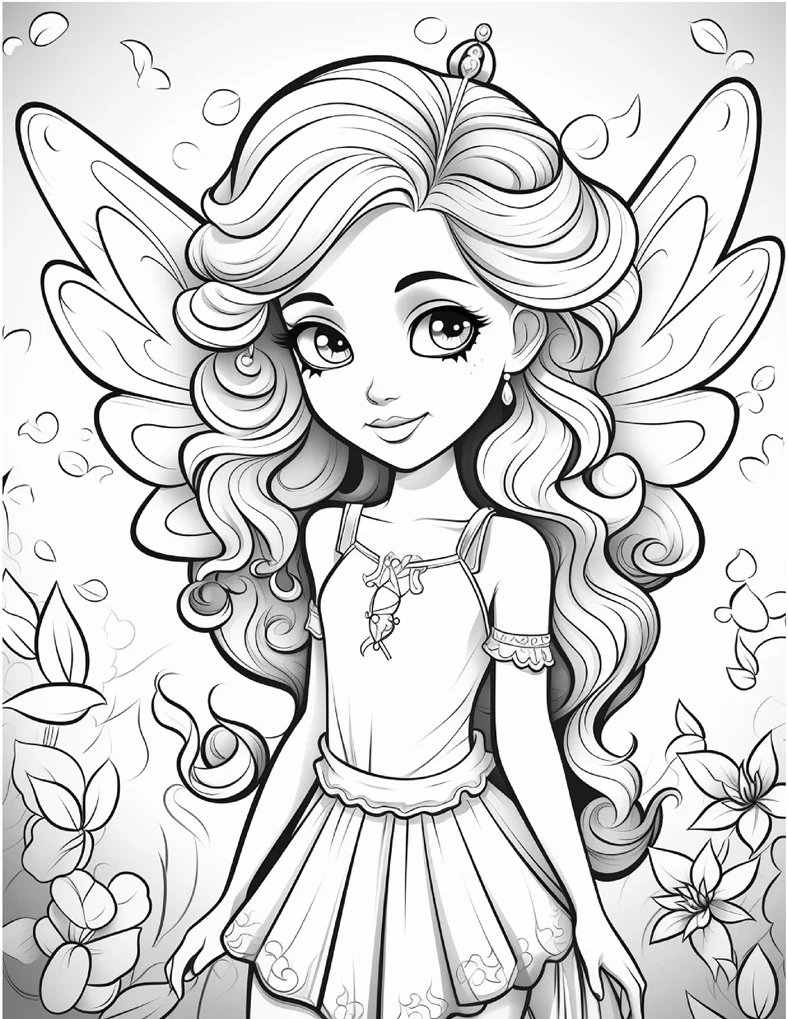 Desenhos de Fadas para colorir 128