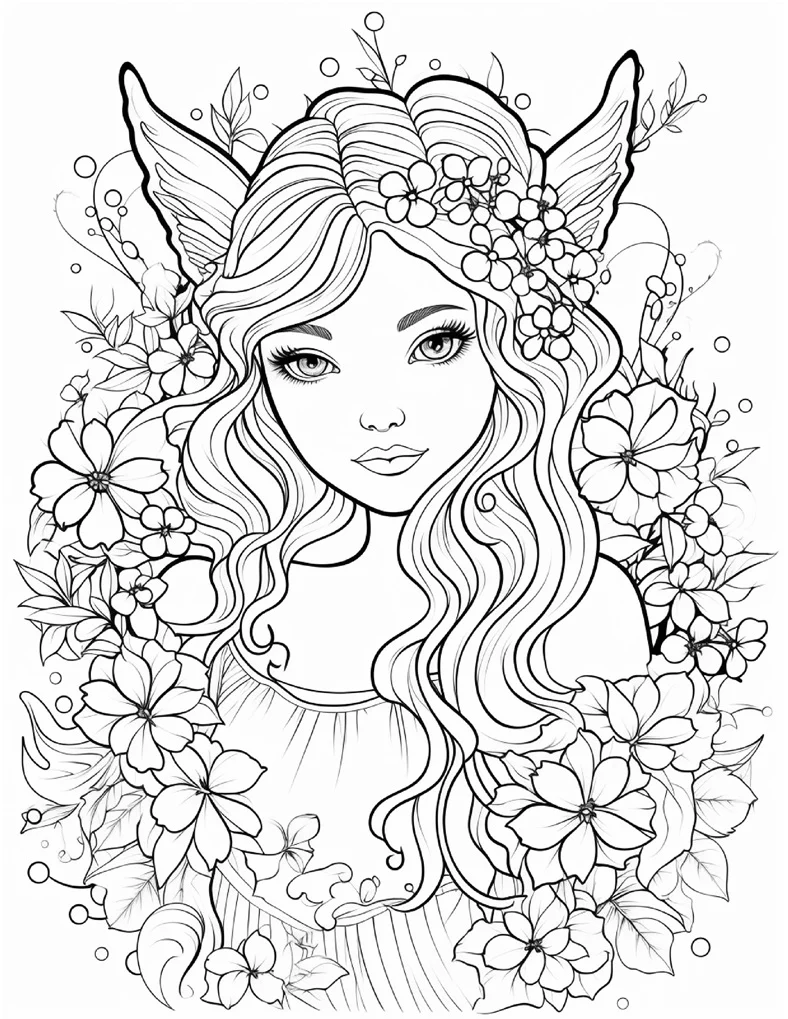 Fadas para colorir