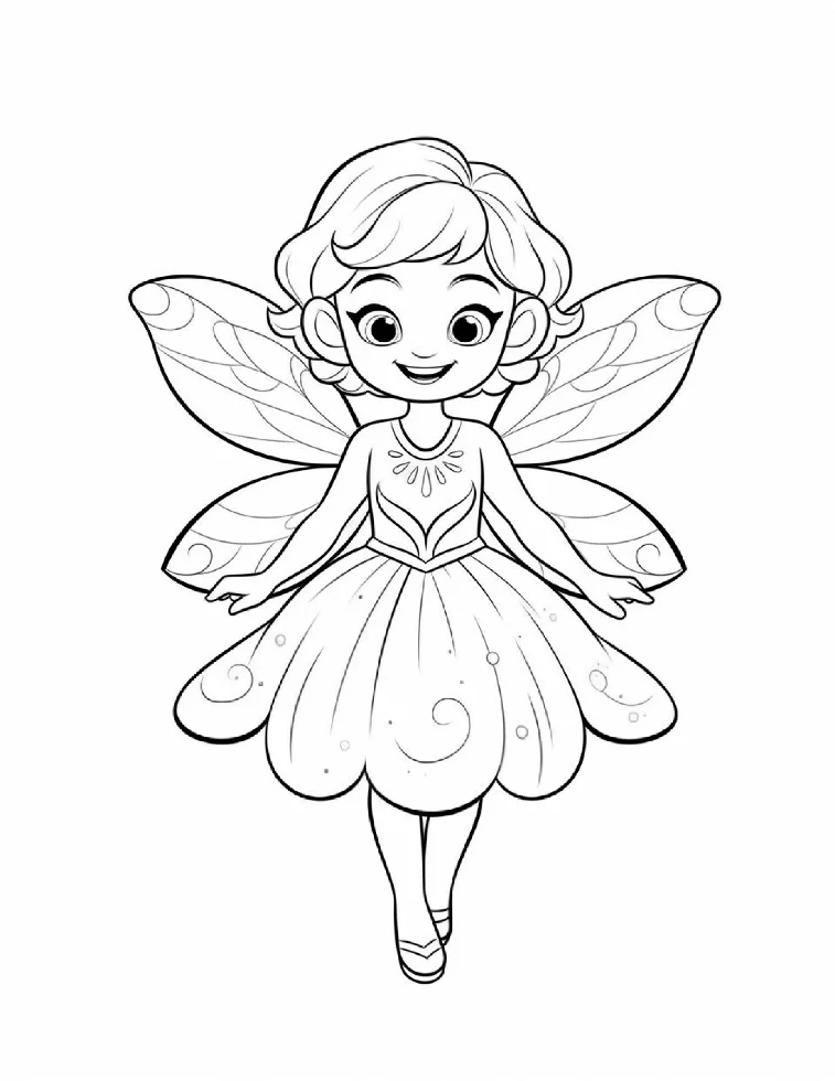Desenhos de Fadas para colorir 22