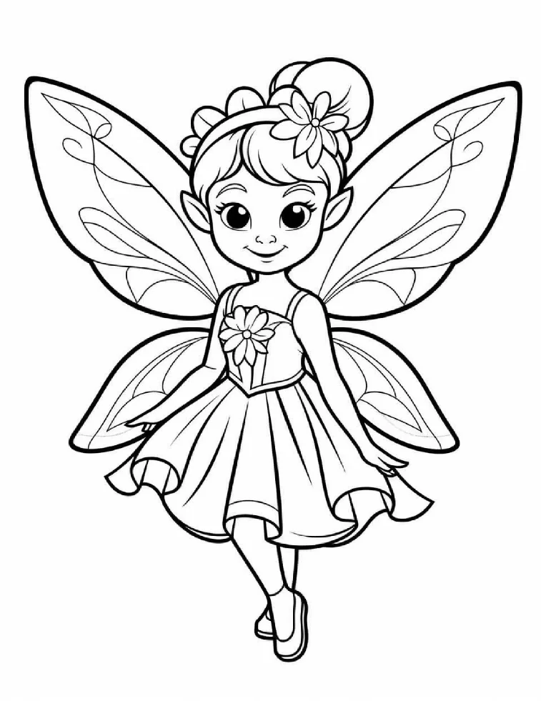 Desenhos de Fadas para colorir 25