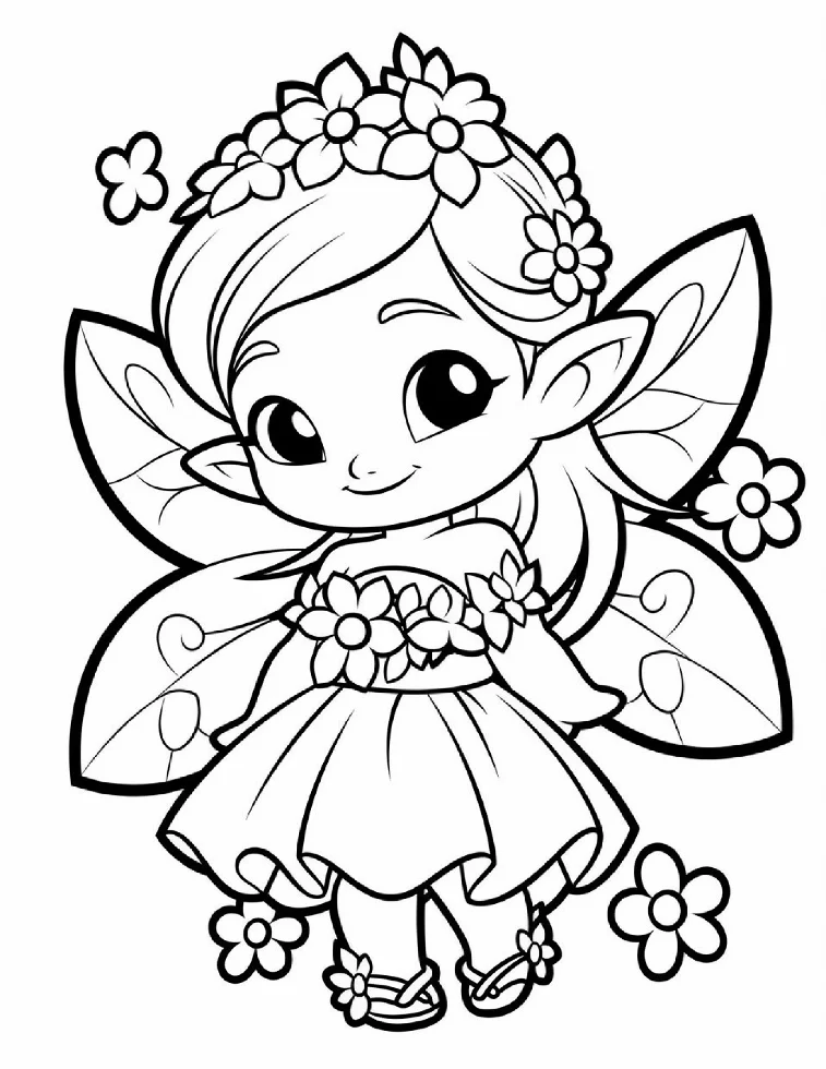 Desenhos de Fadas para colorir 26