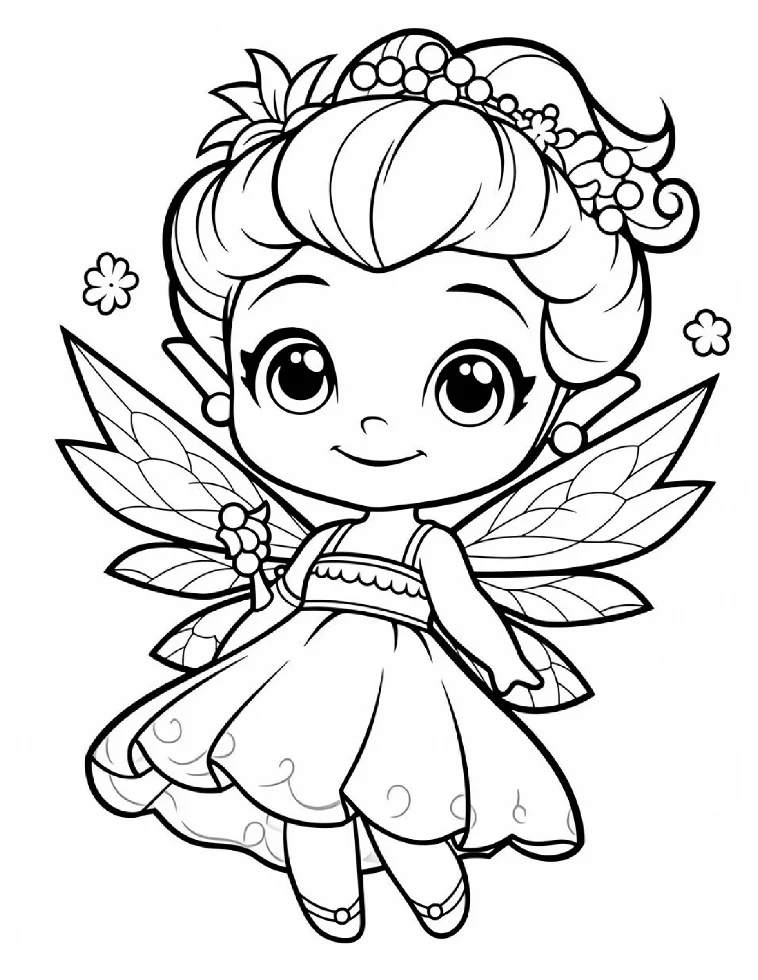 Desenhos de Fadas para colorir 27