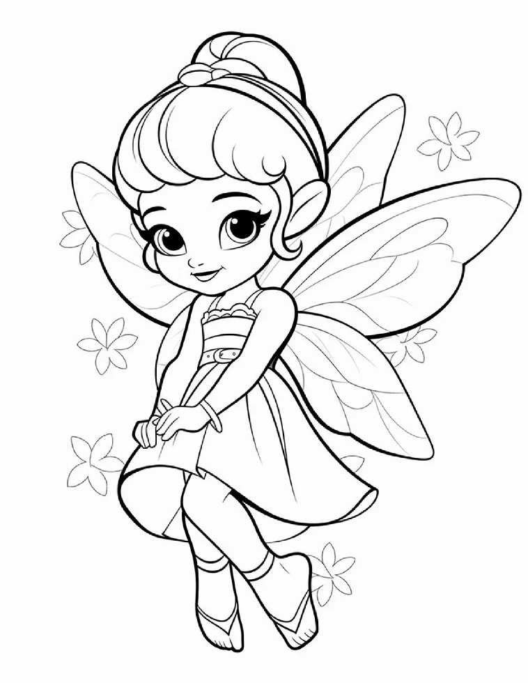 Desenhos de Fadas para colorir 30
