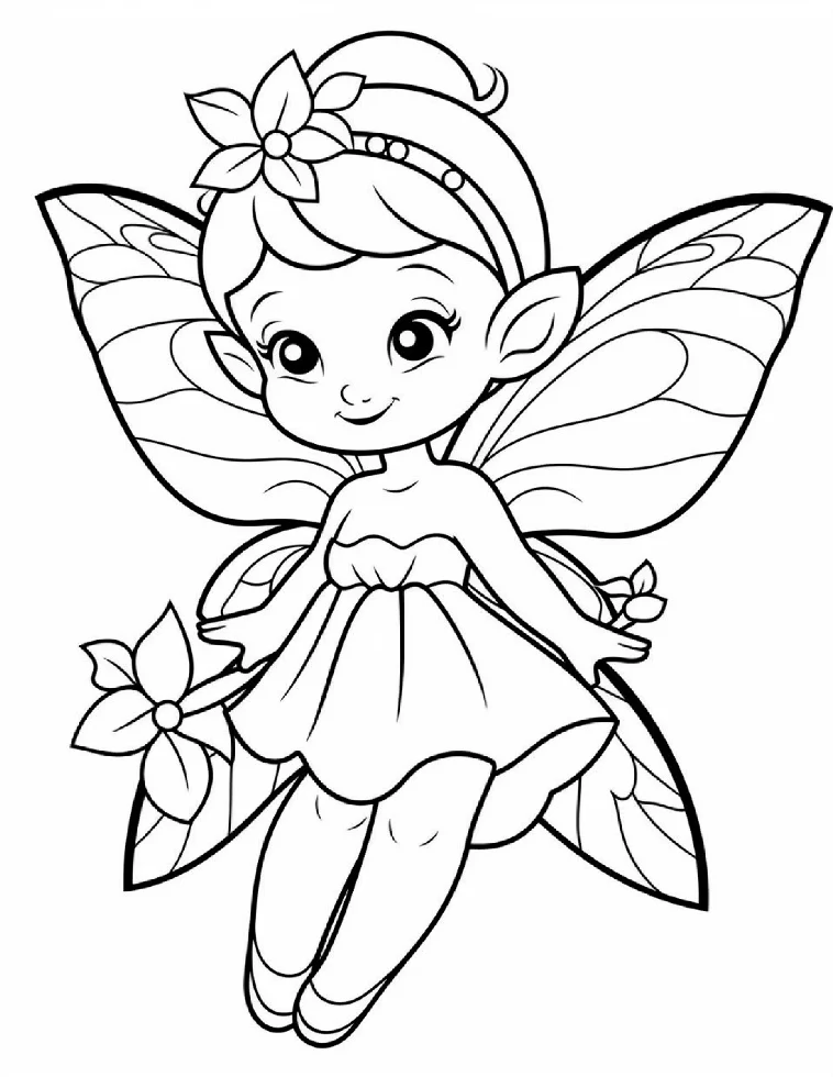 Desenhos de Fadas para colorir 31